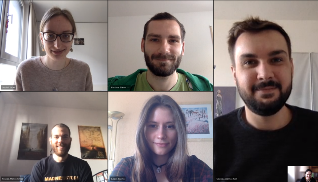 März 2021 - virtuelles Gruppentreffen